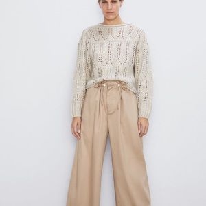 NWT Zara minimalist winter cozy wool & alpaca special edition sweater/top